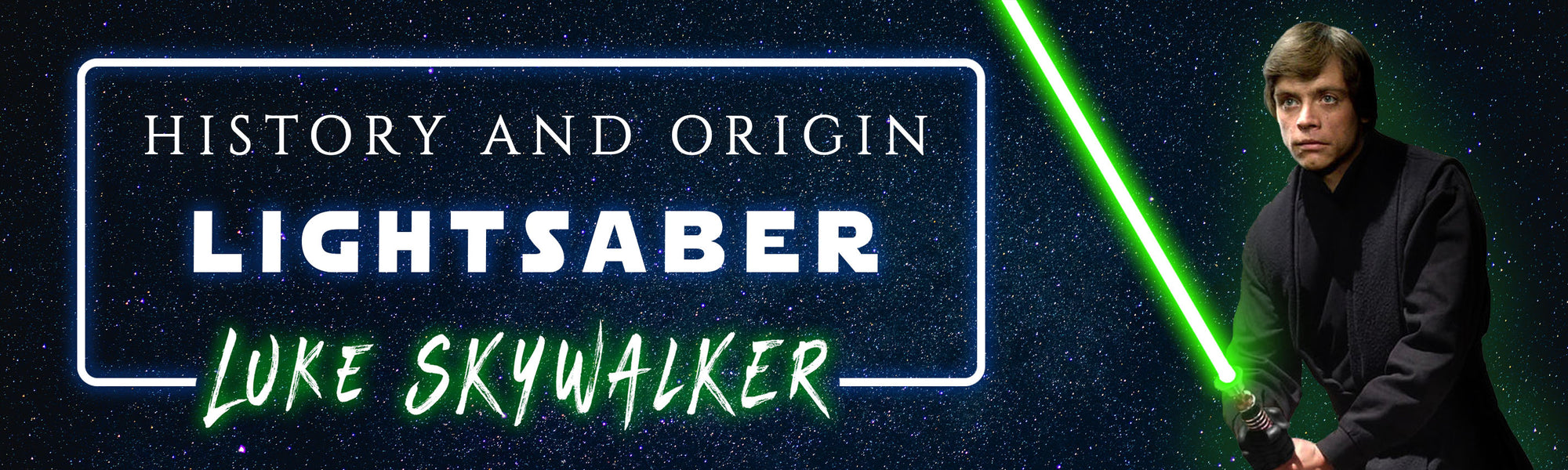 Luke Skywalker's green lightsaber